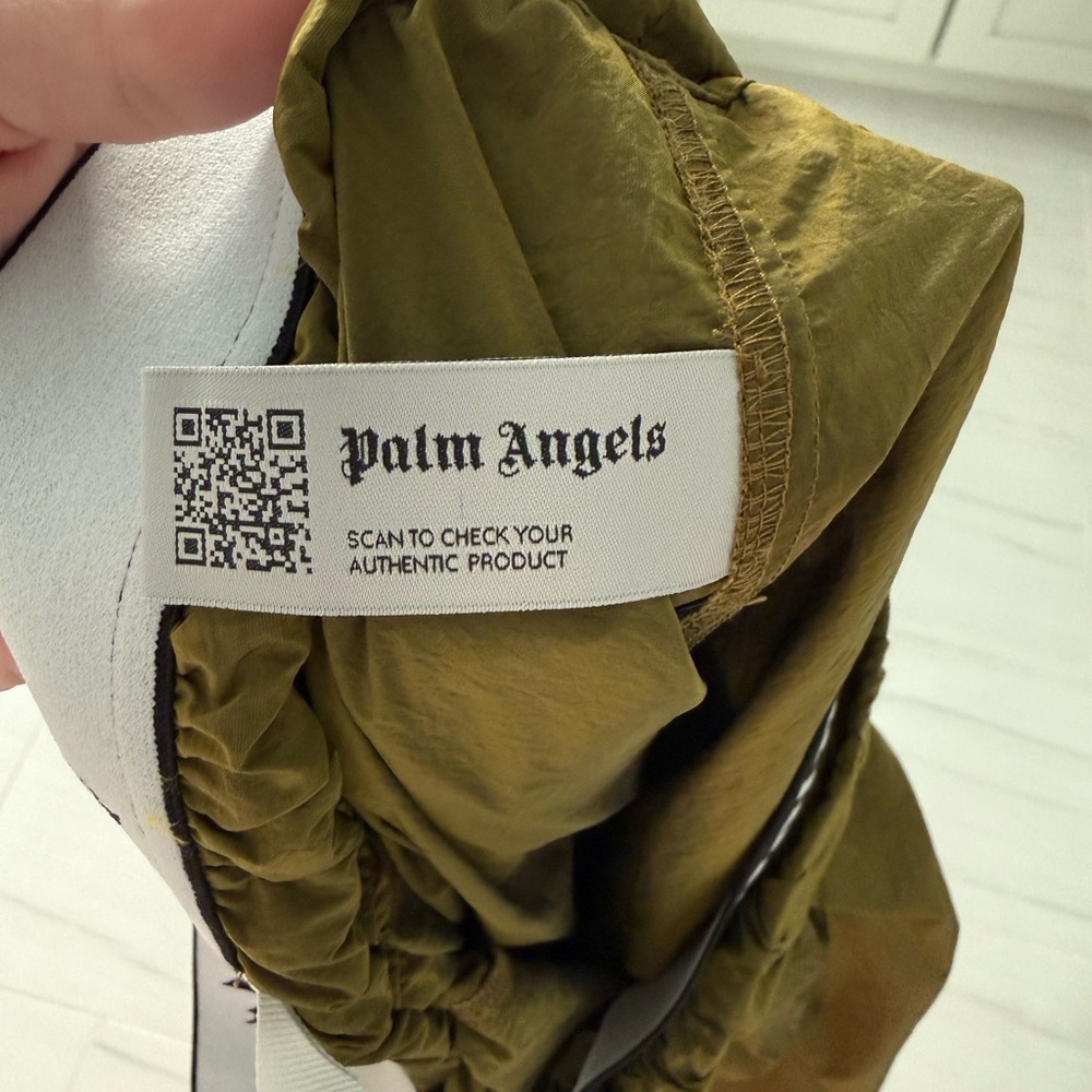 Palm Angels Olive Green Pants - Picture 3 of 3